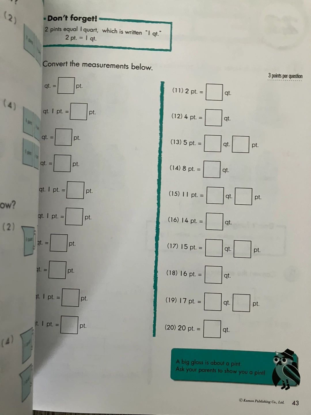 Kumon Grade 3 Geometry & Measurement Math Workbook - photo 4