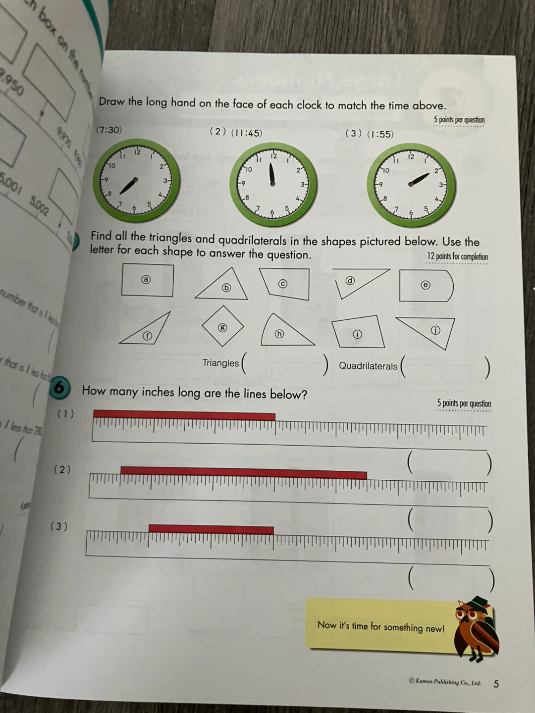 Kumon Grade 3 Geometry & Measurement Math Workbook - photo 3