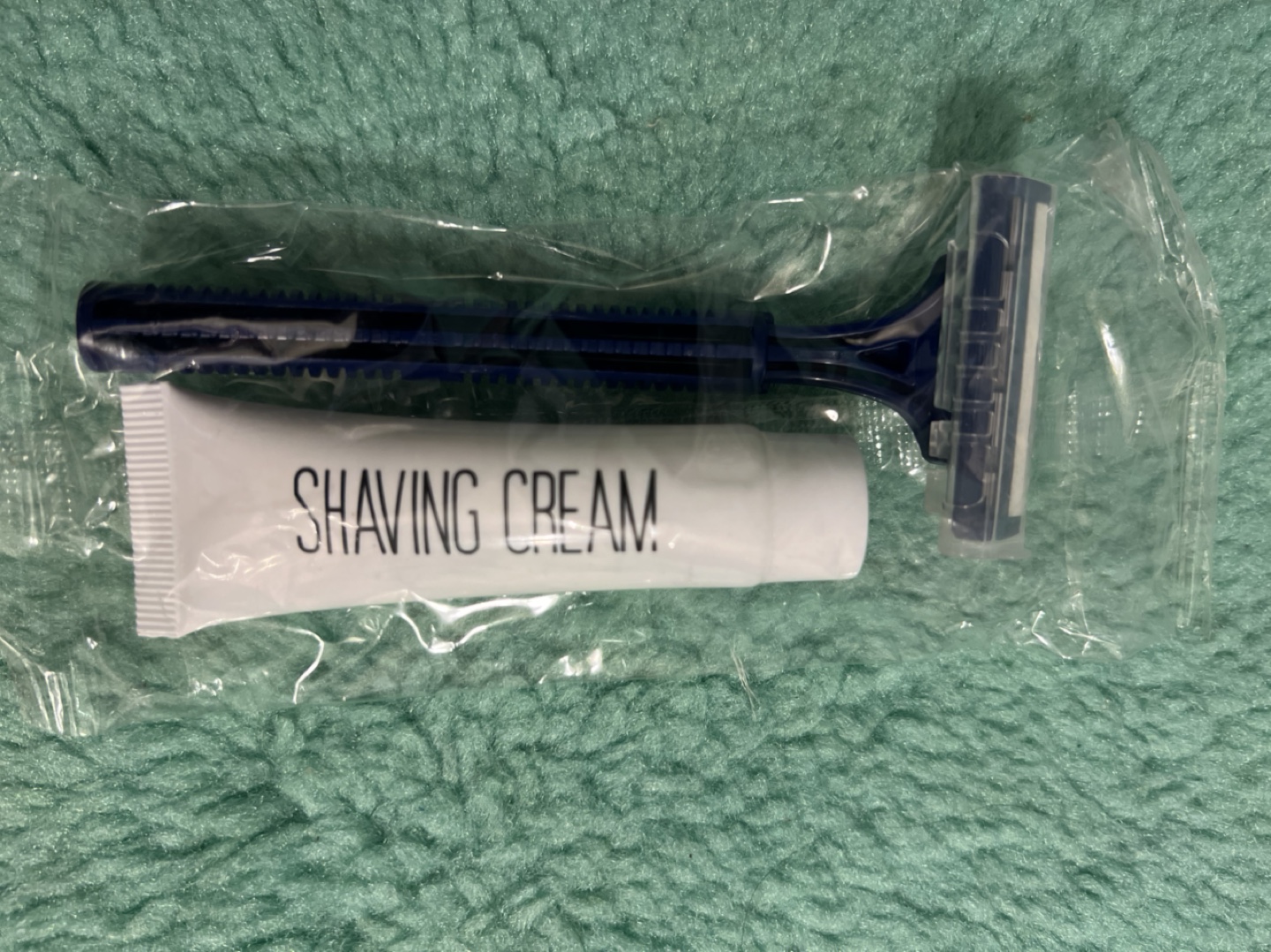 Sealed-Shaving Cream and Razor Travel Kit