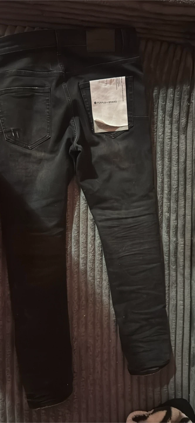 Purple jeans