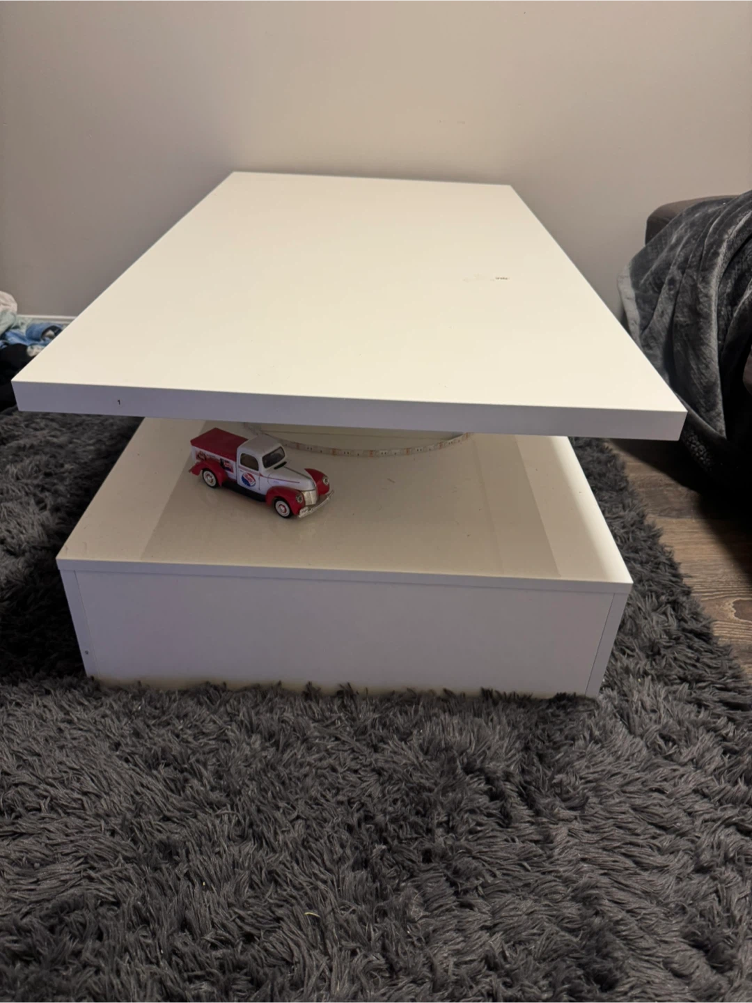 LED “Floating” coffee table