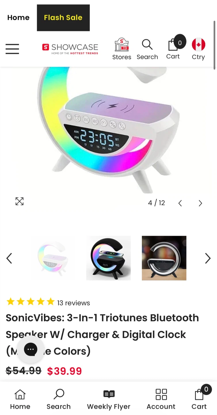 SonicVibes 3-In-1 Triotunes Bluetooth Speaker with Digital Clock - photo 4