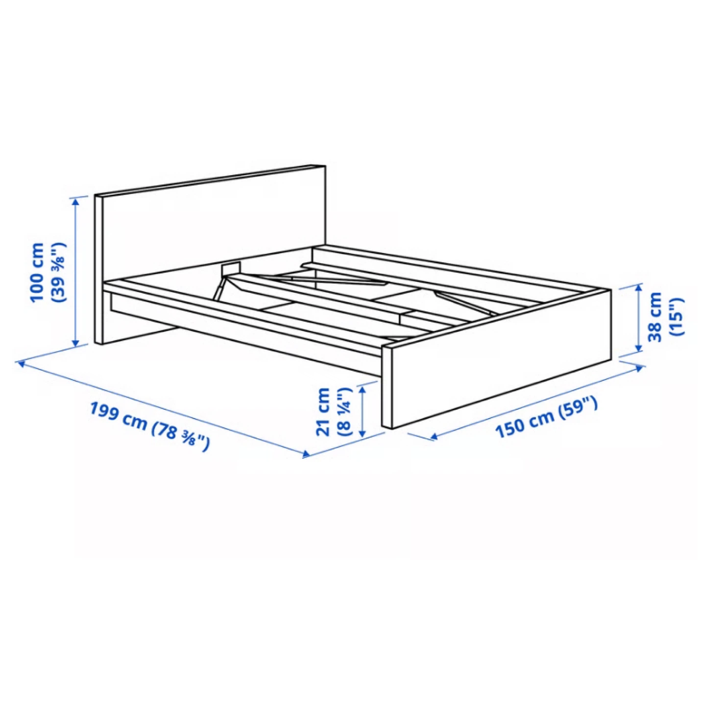 IKEA MALM Full / Double Bed Set (CAN DELIVER) - photo 2