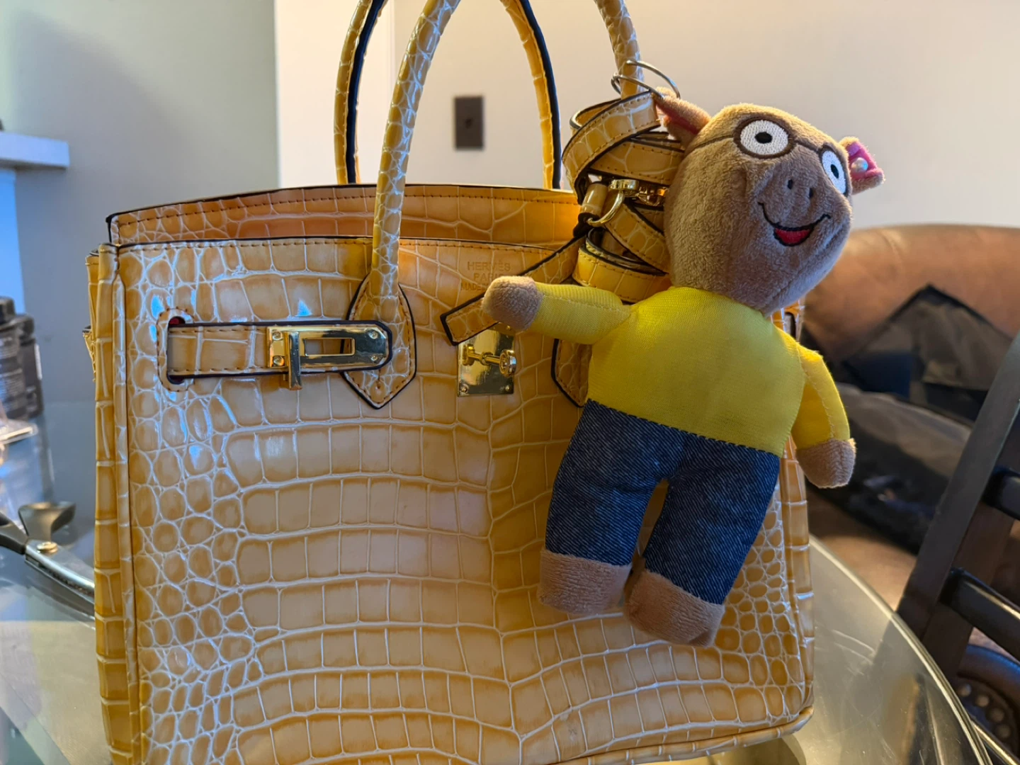 Yellow Crocodile Hermes - photo 3