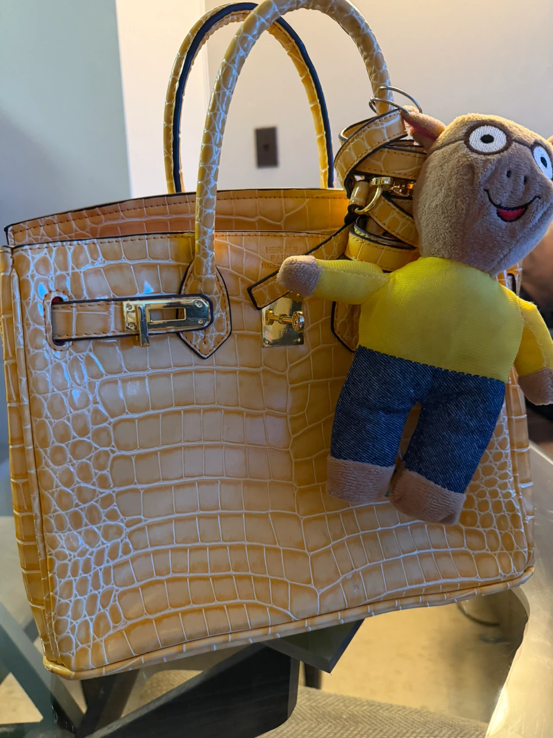 Yellow Crocodile Hermes - photo 4