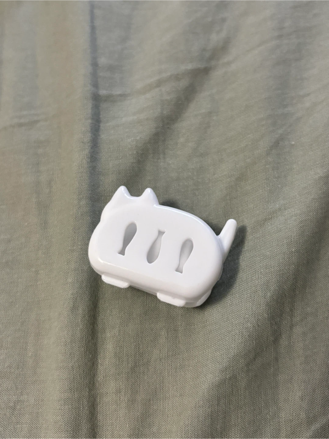 Brush Head Cover _ White Cat-Shaped - photo 2