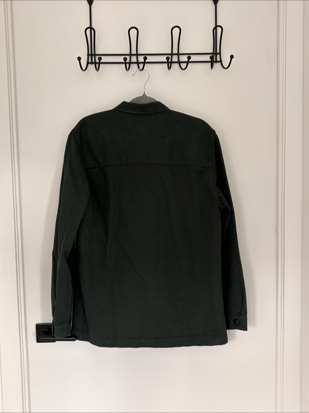 Sunspel Men's Dark Green Chore Jacket Size Medium - photo 3