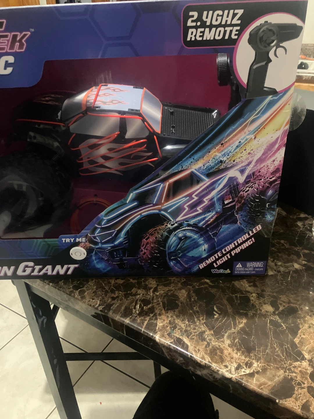 LumiTek RC Neon Giant Monster Truck