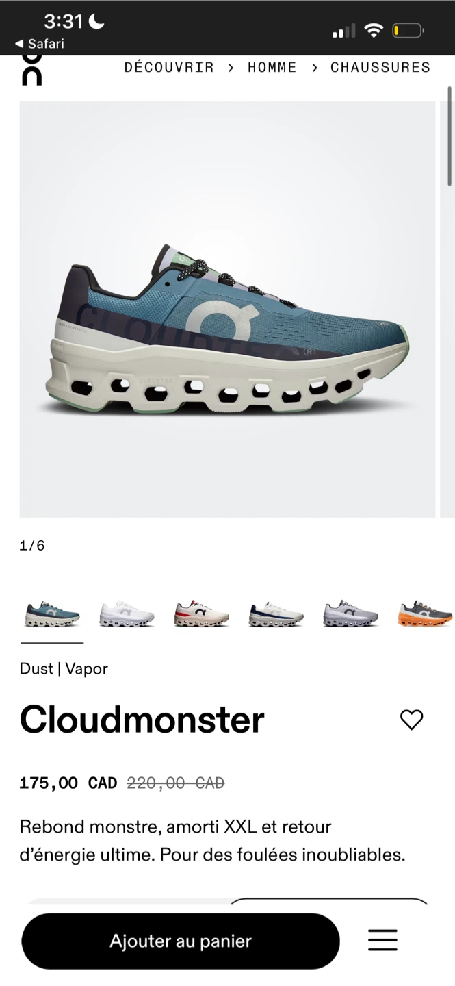 On Cloudmonster Running Shoes - photo 5