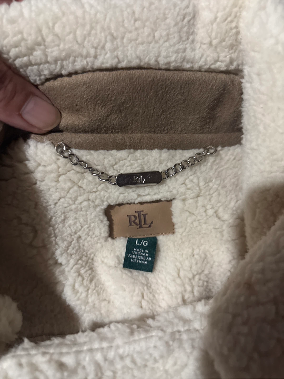 RL Sherpa Lined Vest Size L/G - photo 3