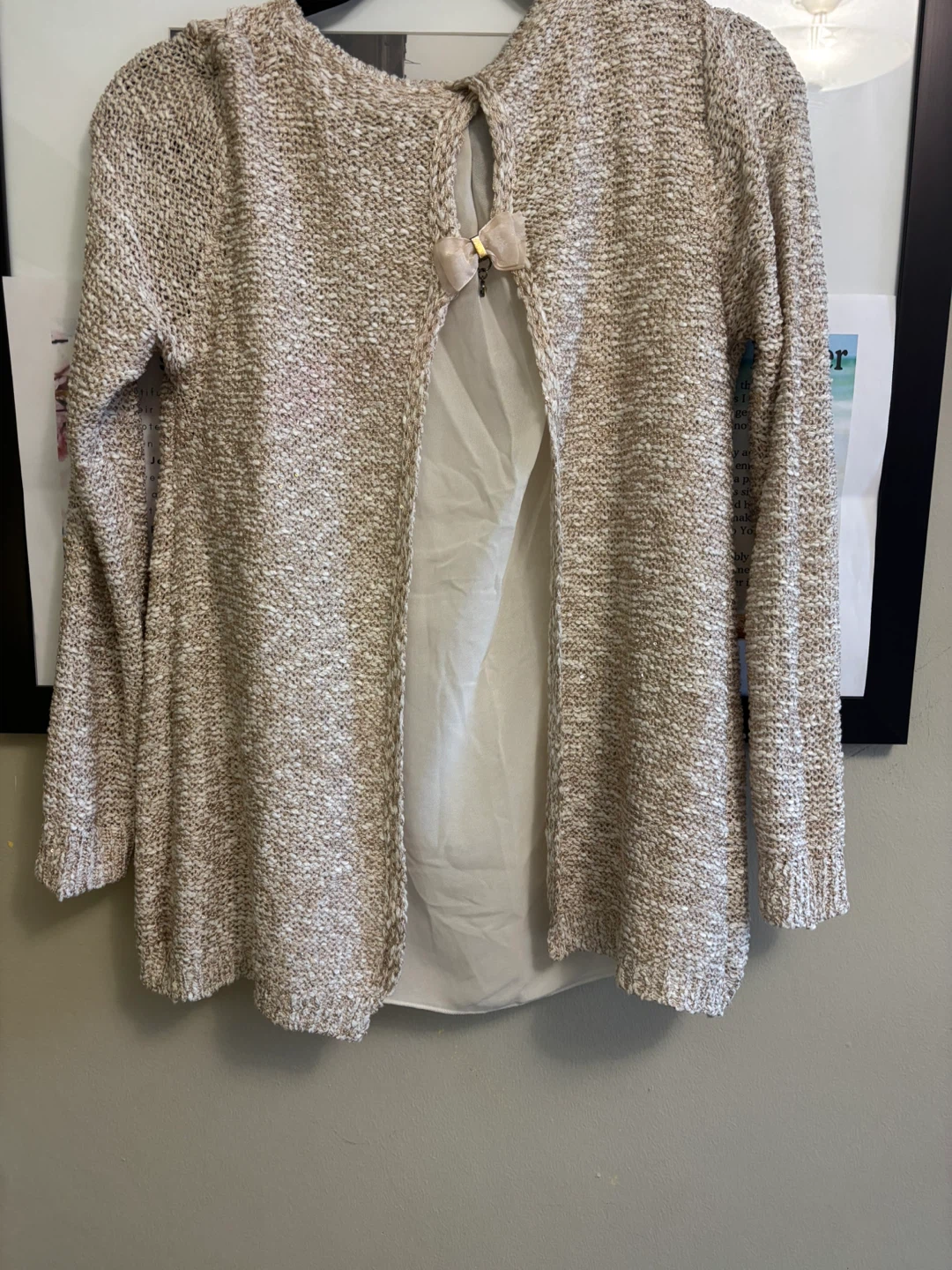Women's Knit Top with Bow Detail