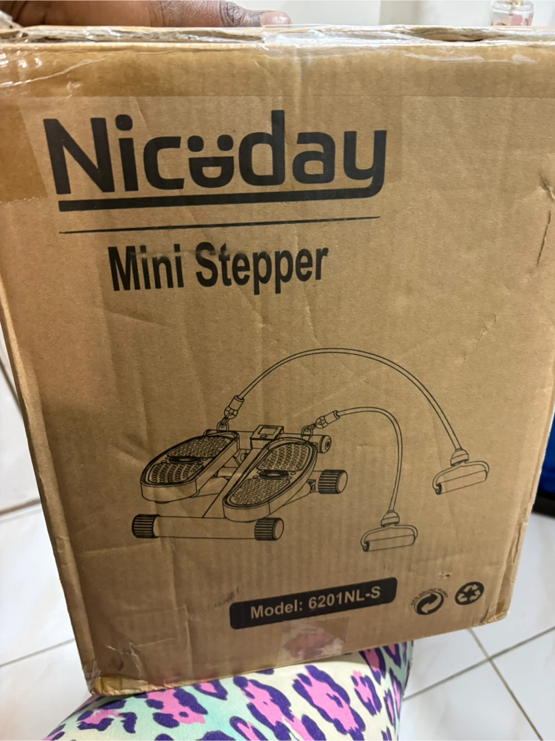 Niceday Mini Stepper with Resistance Bands