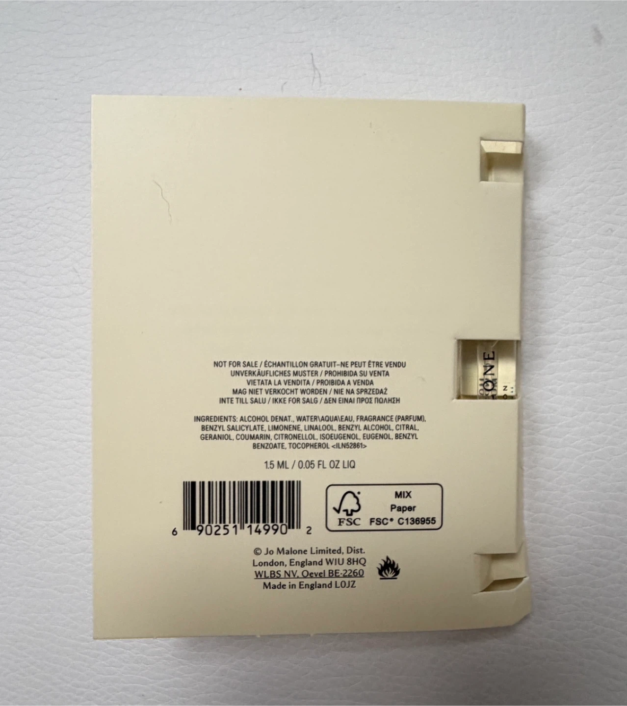 Jo Malone London Beach Blossom Cologne Sample - photo 2