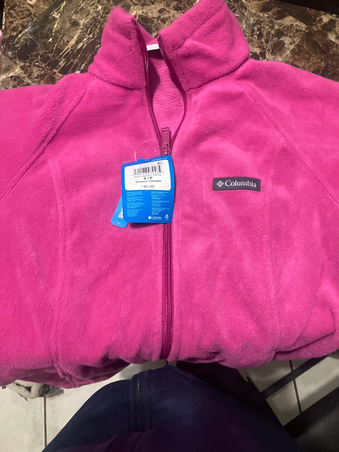 Columbia Full Zip Fleece Jacket - Womens S/P - Pink - photo 2