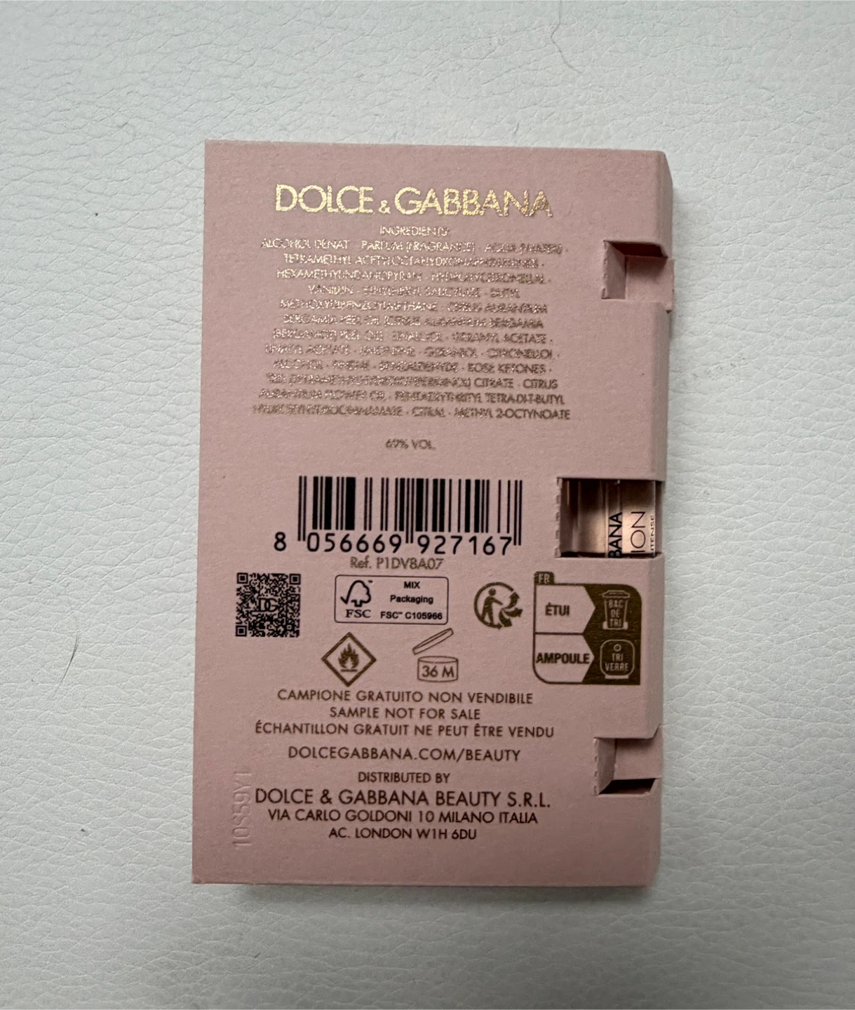 Dolce & Gabbana My Devotion Eau de Parfum Intense Sample 1.5ml - photo 2