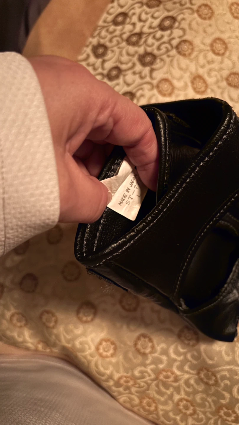 Winning "SHOOTO" Black Leather Training Gloves - photo 3