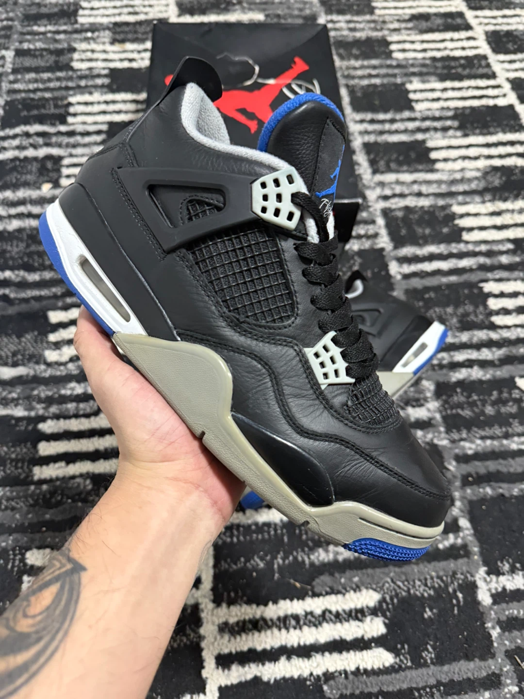 Size 9.5 - Jordan 4 Retro Motorsports Alternate 2017