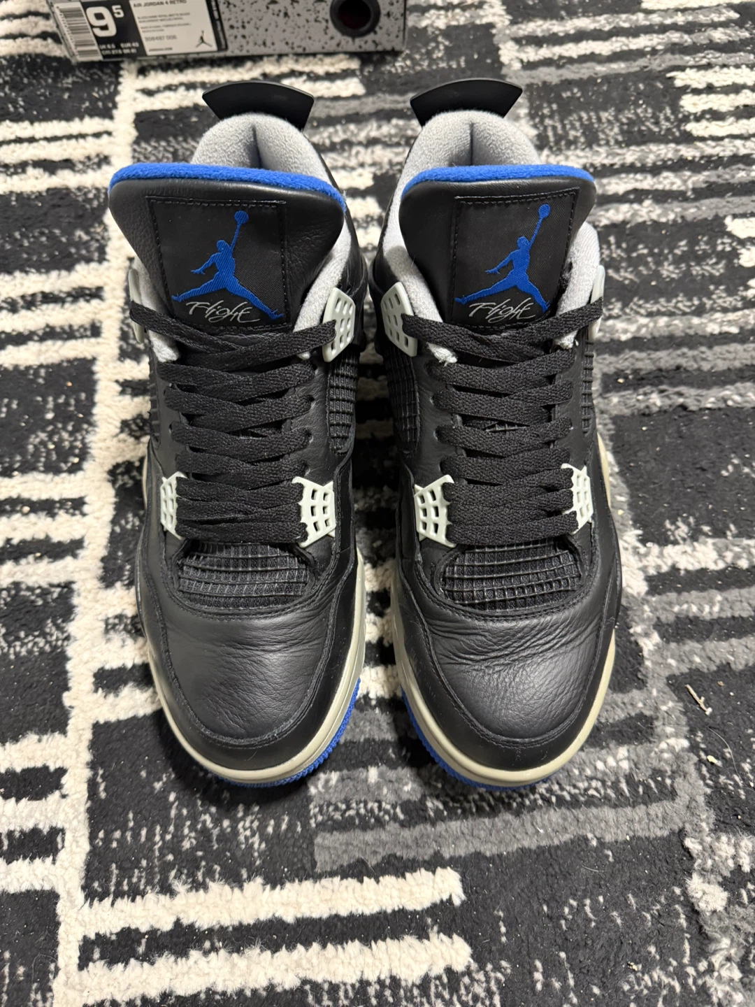 Size 9.5 - Jordan 4 Retro Motorsports Alternate 2017 - photo 4