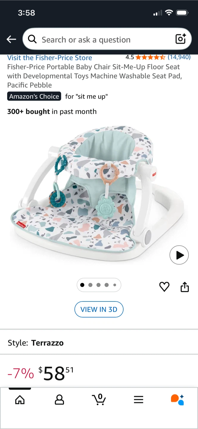 Baby Sit-Me-Up Floor Seat - photo 3