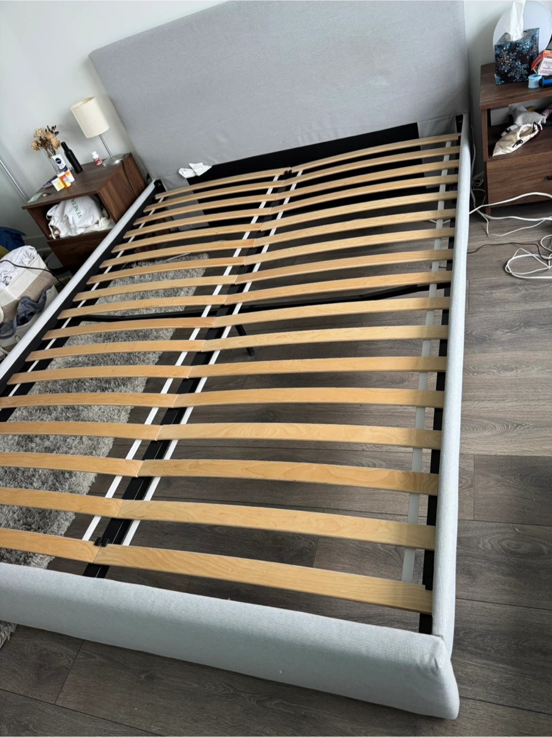 IKEA Bedframe Grey Queen - photo 2