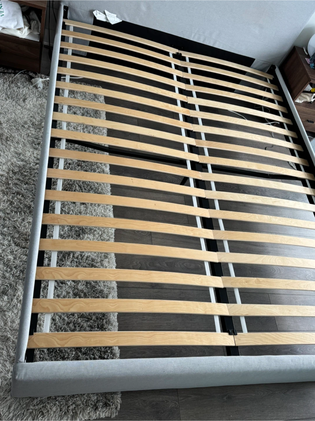 IKEA Bedframe Grey Queen - photo 3