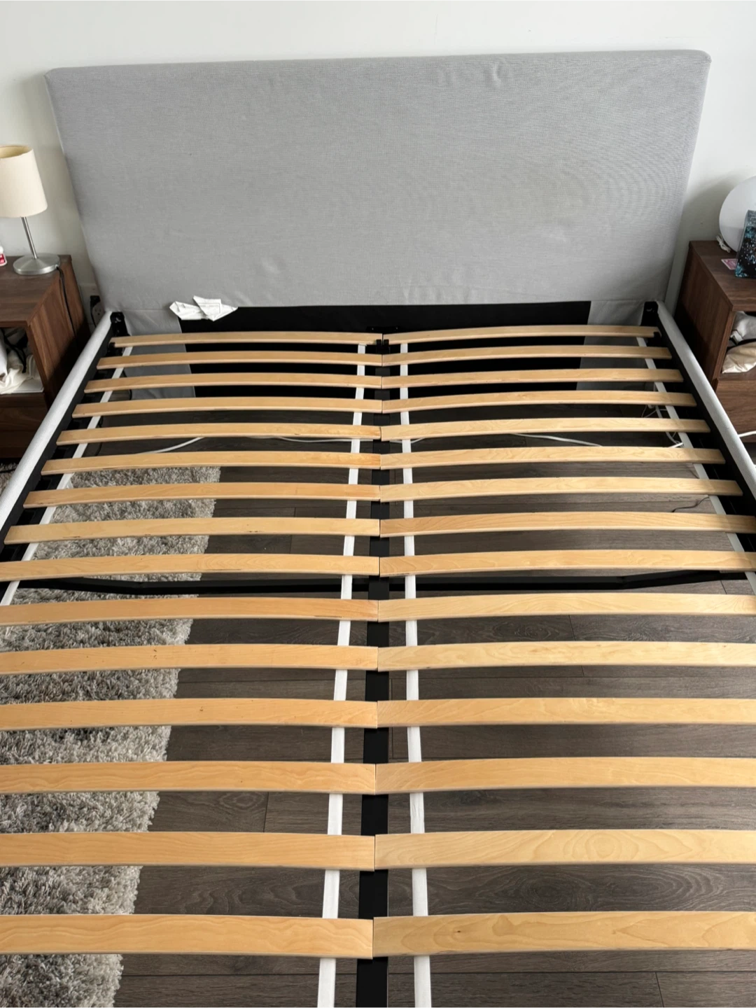 IKEA Bedframe Grey Queen - photo 5