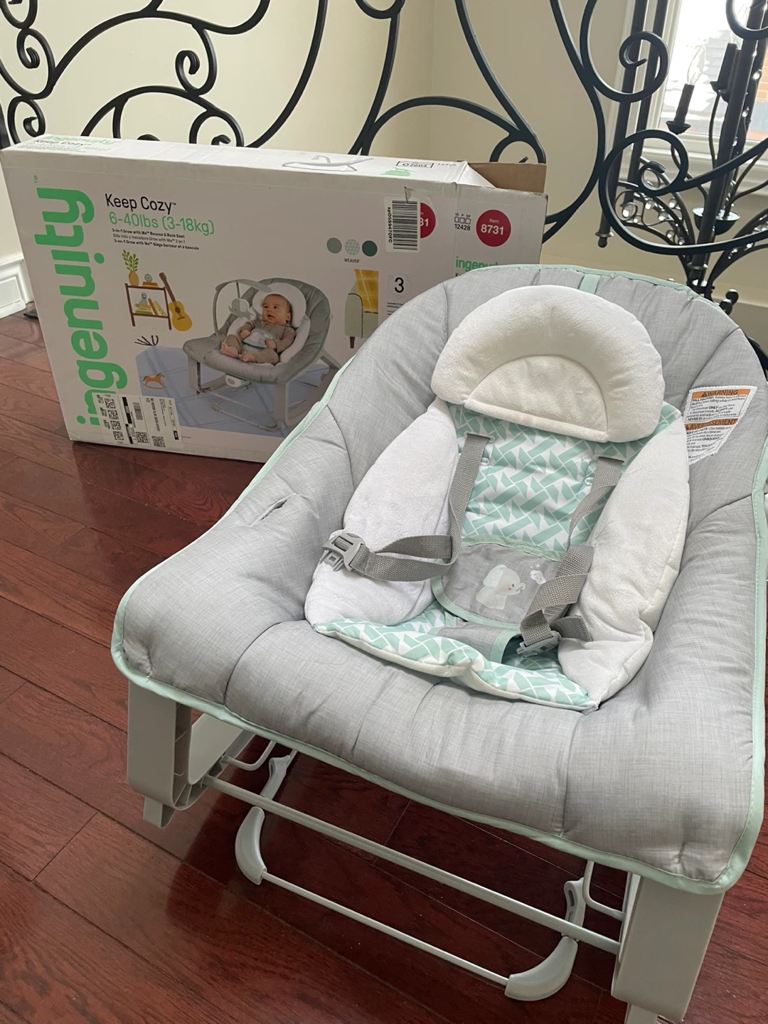 Bouncer -Ingenuity Keep Cozy 3-in-1 Grow - photo 3