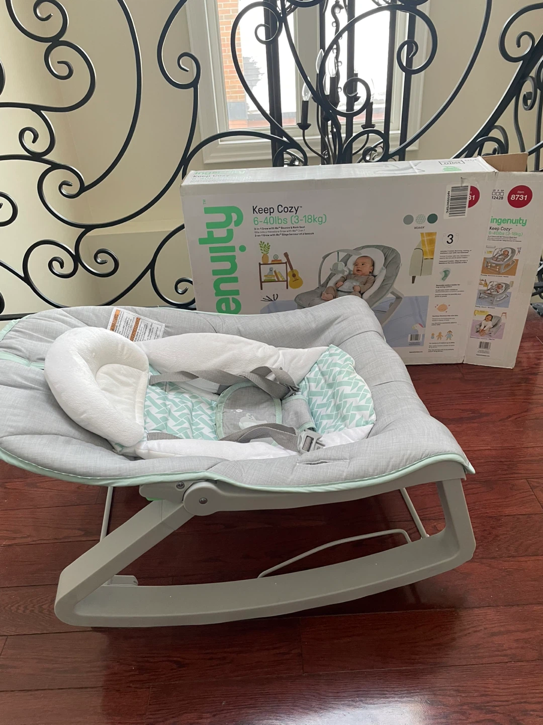 Bouncer -Ingenuity Keep Cozy 3-in-1 Grow