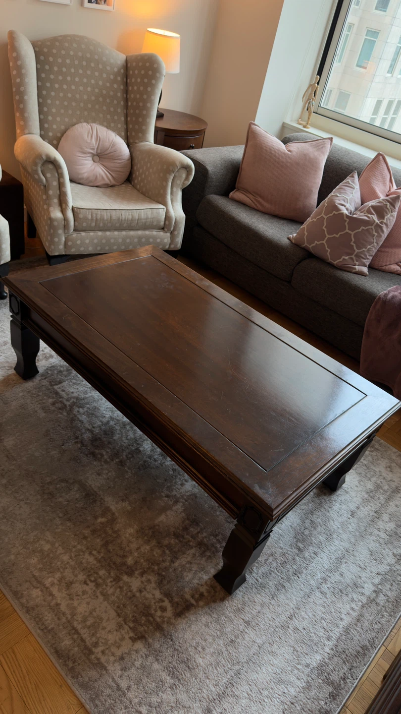 Wood Coffee Table – Classic & Sturdy - photo 2