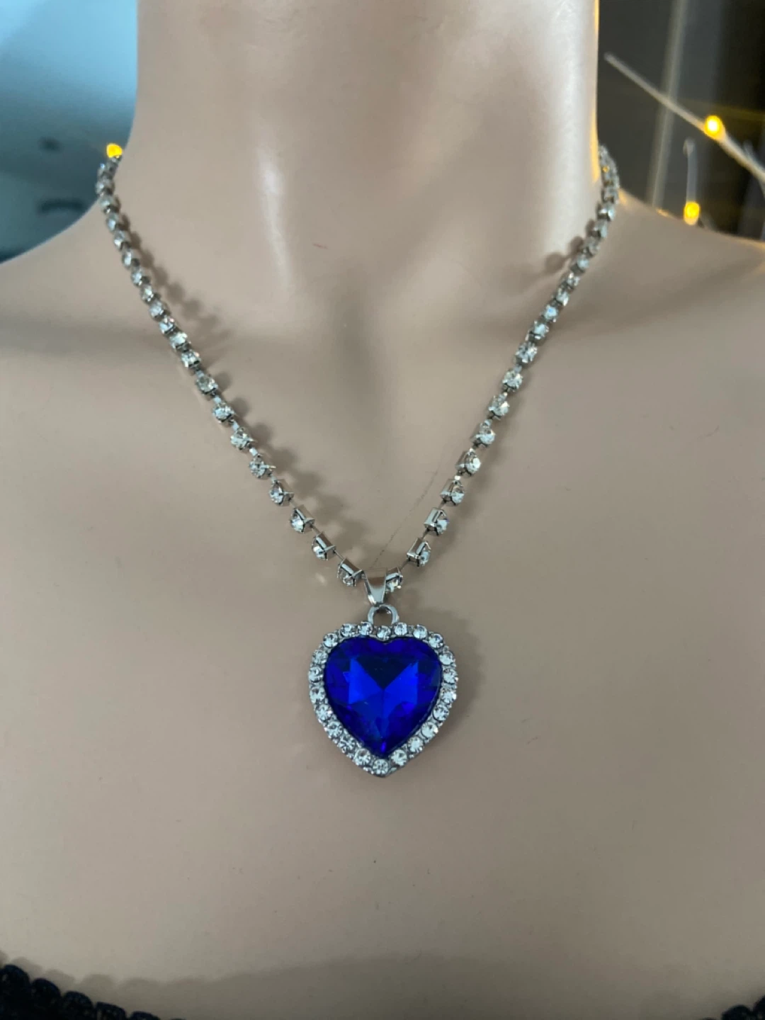 NEW: Heart of the Ocean Blue Heart Pendant Necklace - photo 4