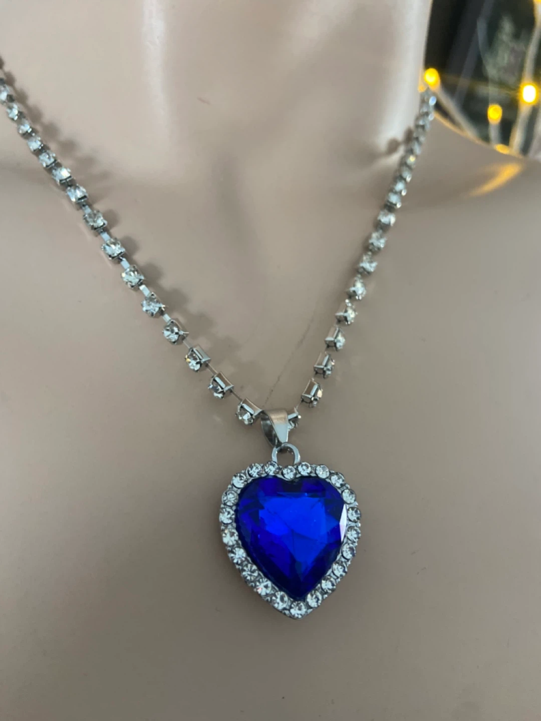 NEW: Heart of the Ocean Blue Heart Pendant Necklace - photo 5
