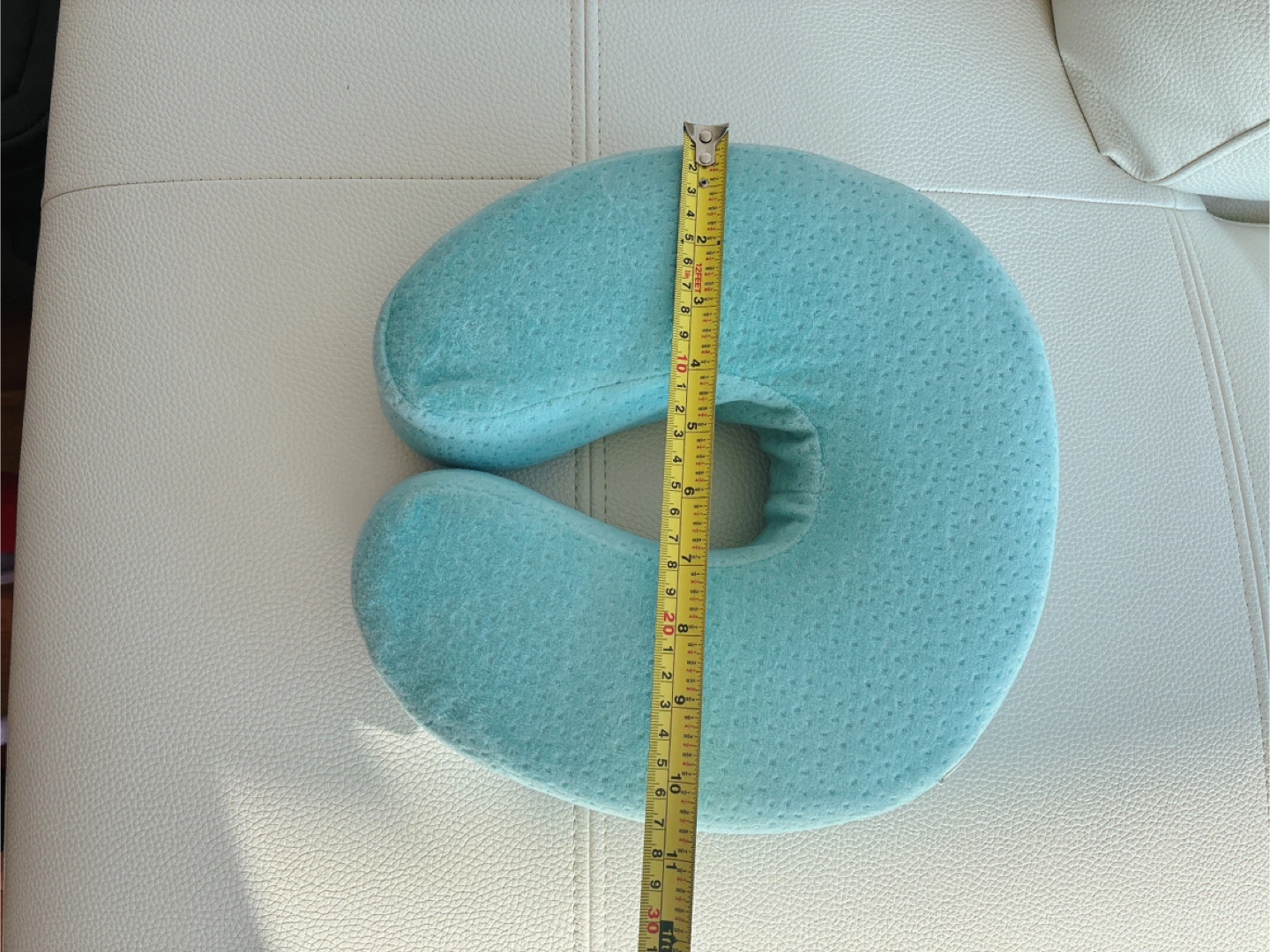 Aqua Blue Neck Pillow-27x28cm - photo 3