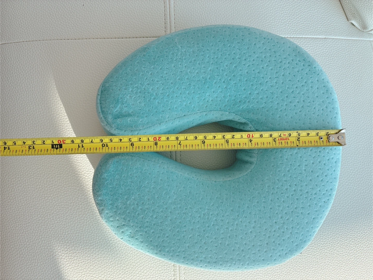 Aqua Blue Neck Pillow-27x28cm - photo 4