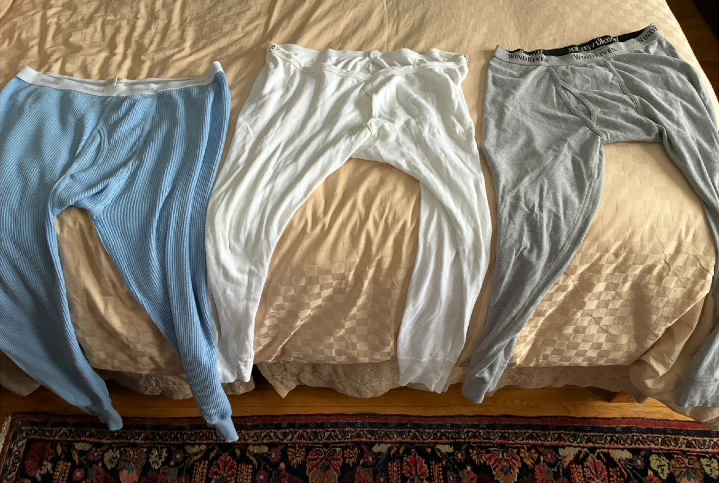 $4 Long Johns longjohns winter underwear warm  men's M & L XL
