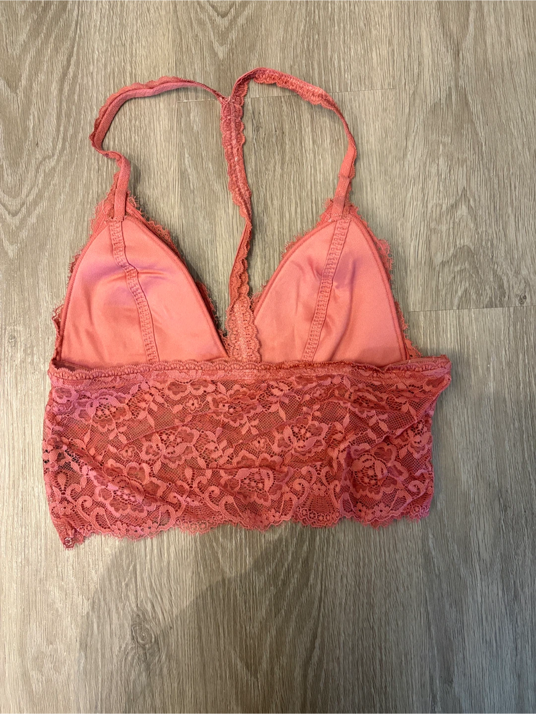 Dynamite Pink Lace Bralette/Crop Top - photo 2