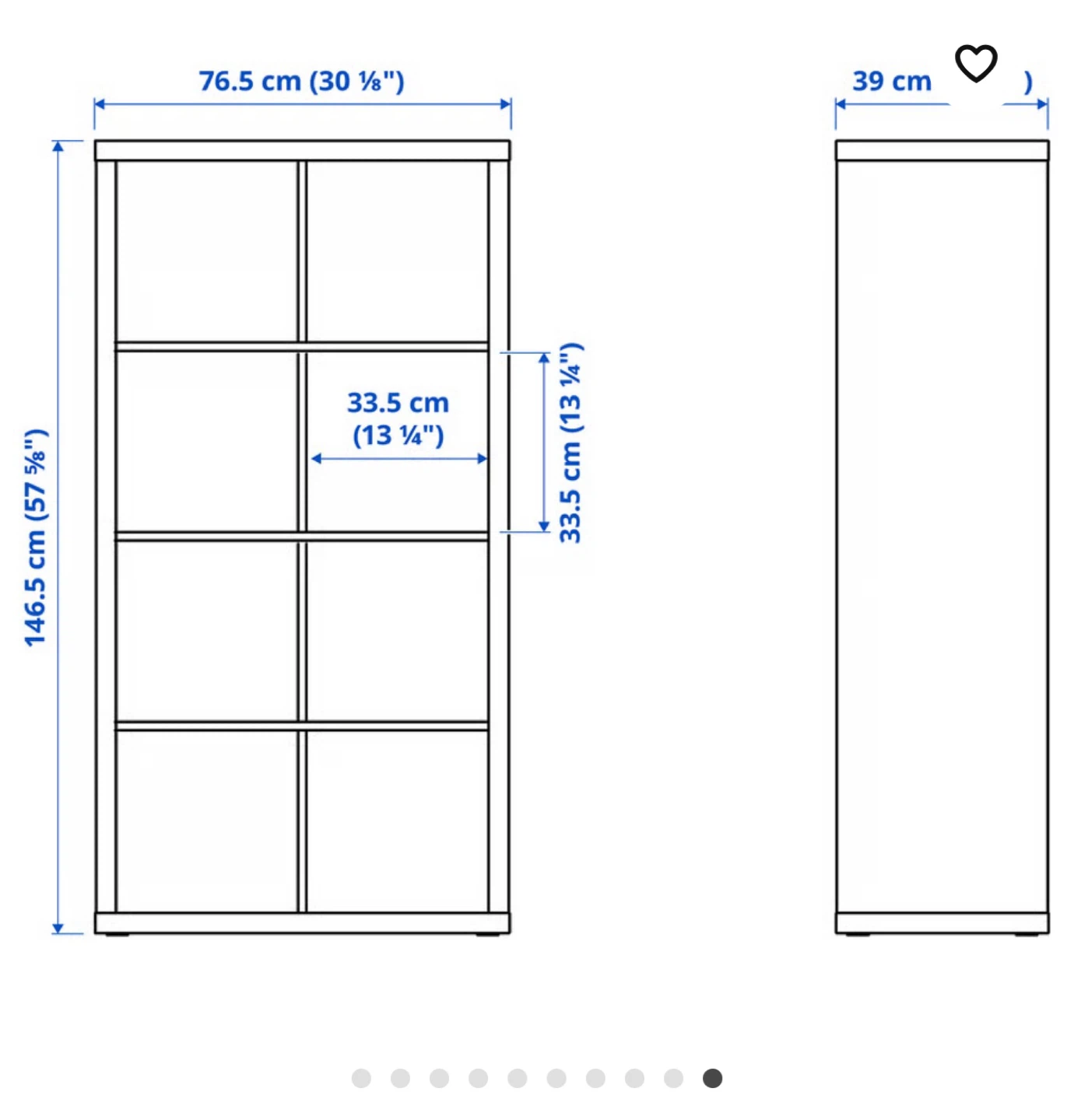 IKEA KALLAX Shelf Unit with basket x 2 - photo 2