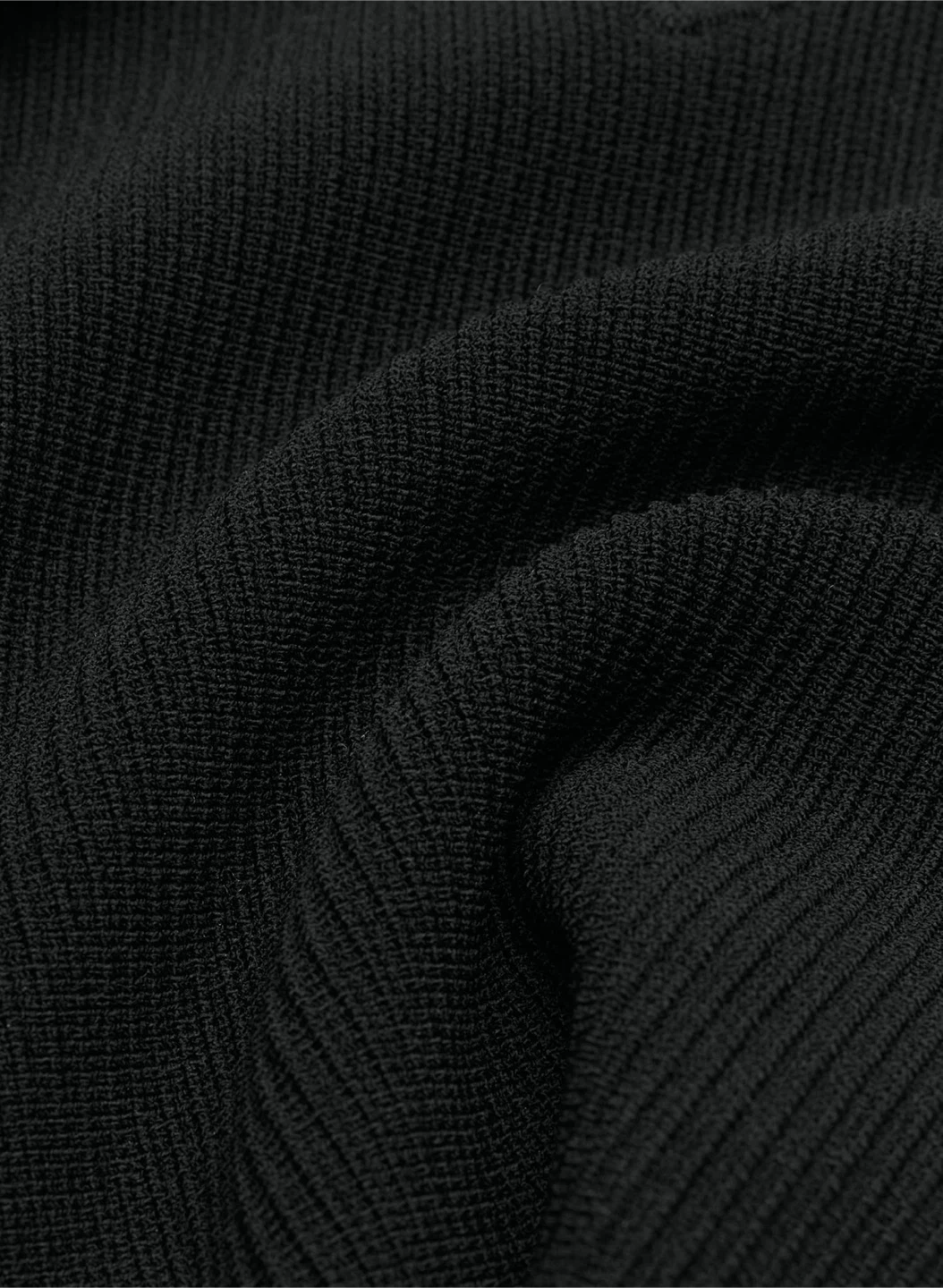 Babaton Black Sculpt Knit V-Neck Tank - photo 4