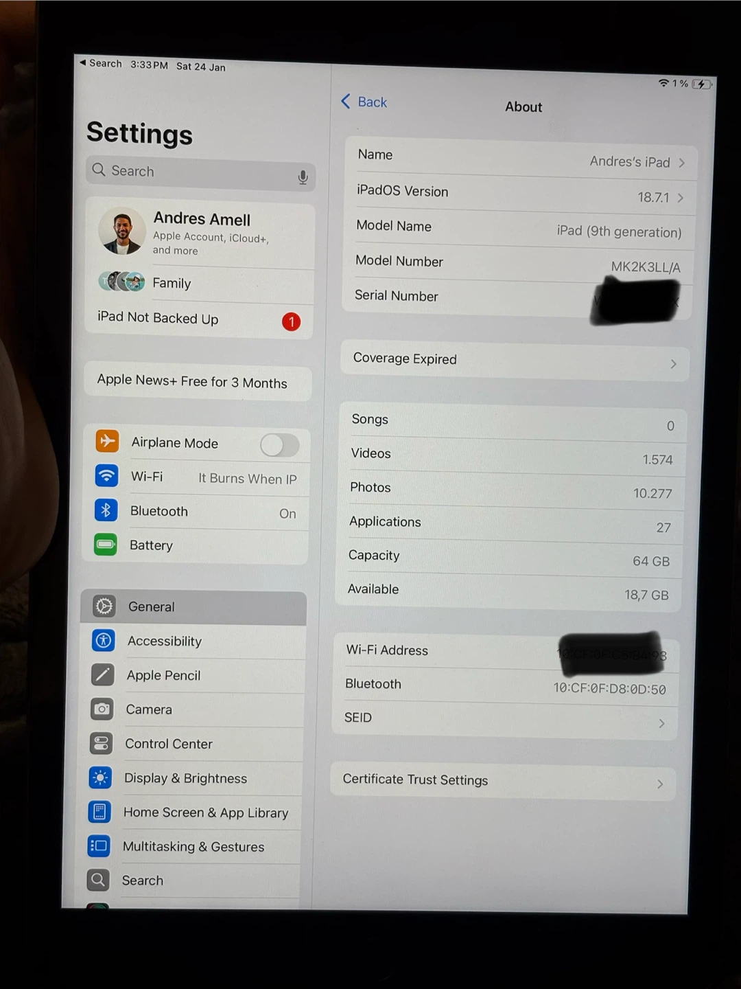 Apple iPad 9th Generation 64 GB - photo 3