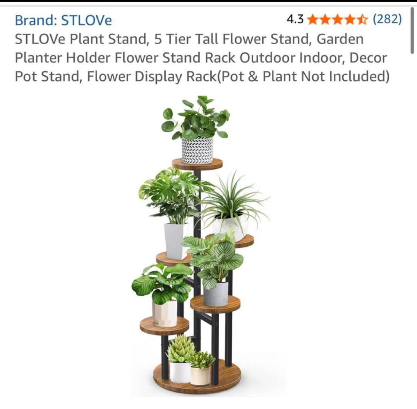 STLOVe 6 Tier Plant Stand (2 for $70)