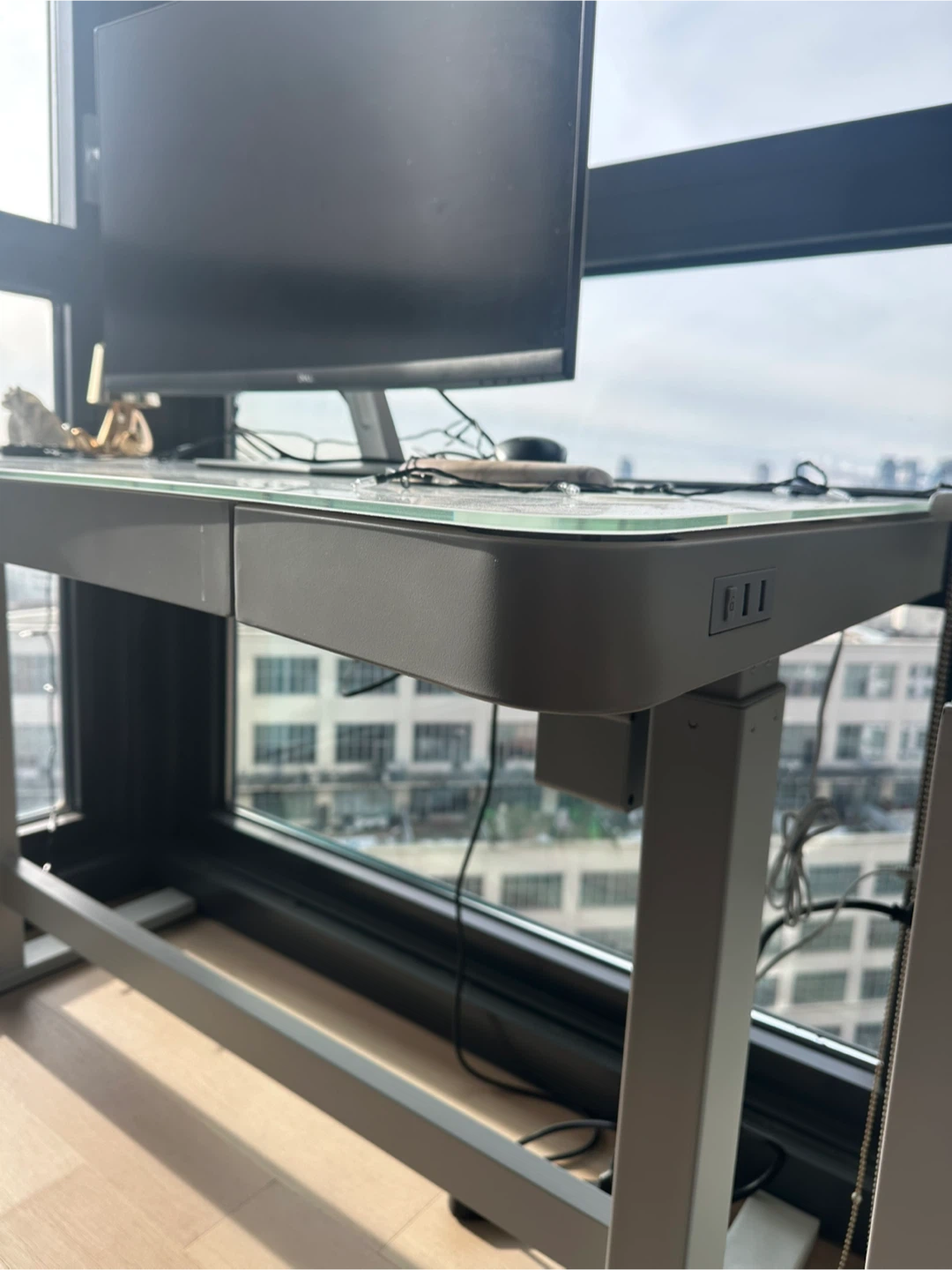 Adjustable Standing Desk - White - photo 2
