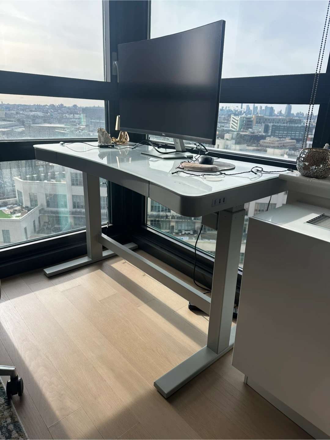 Adjustable Standing Desk - White