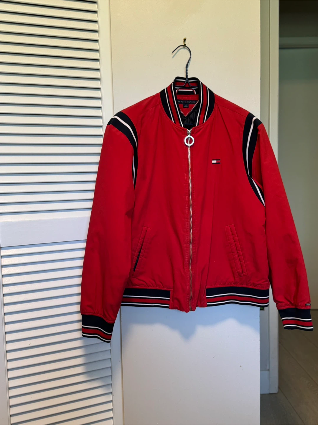 Tommy Hilfiger Bomber Jacket - Red