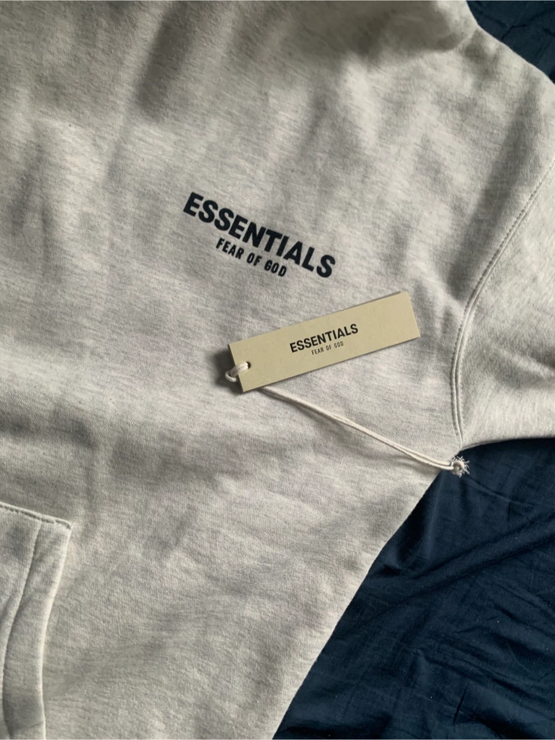 ESSENTIALS Fear of God Hoodie light oat - photo 3