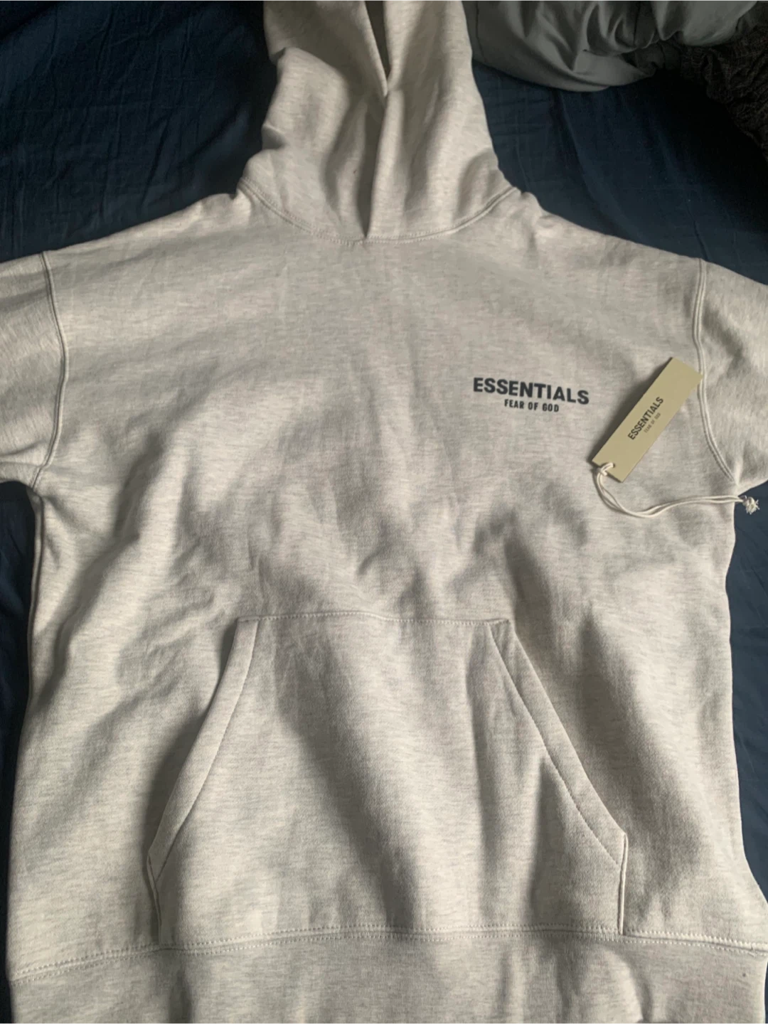 ESSENTIALS Fear of God Hoodie light oat