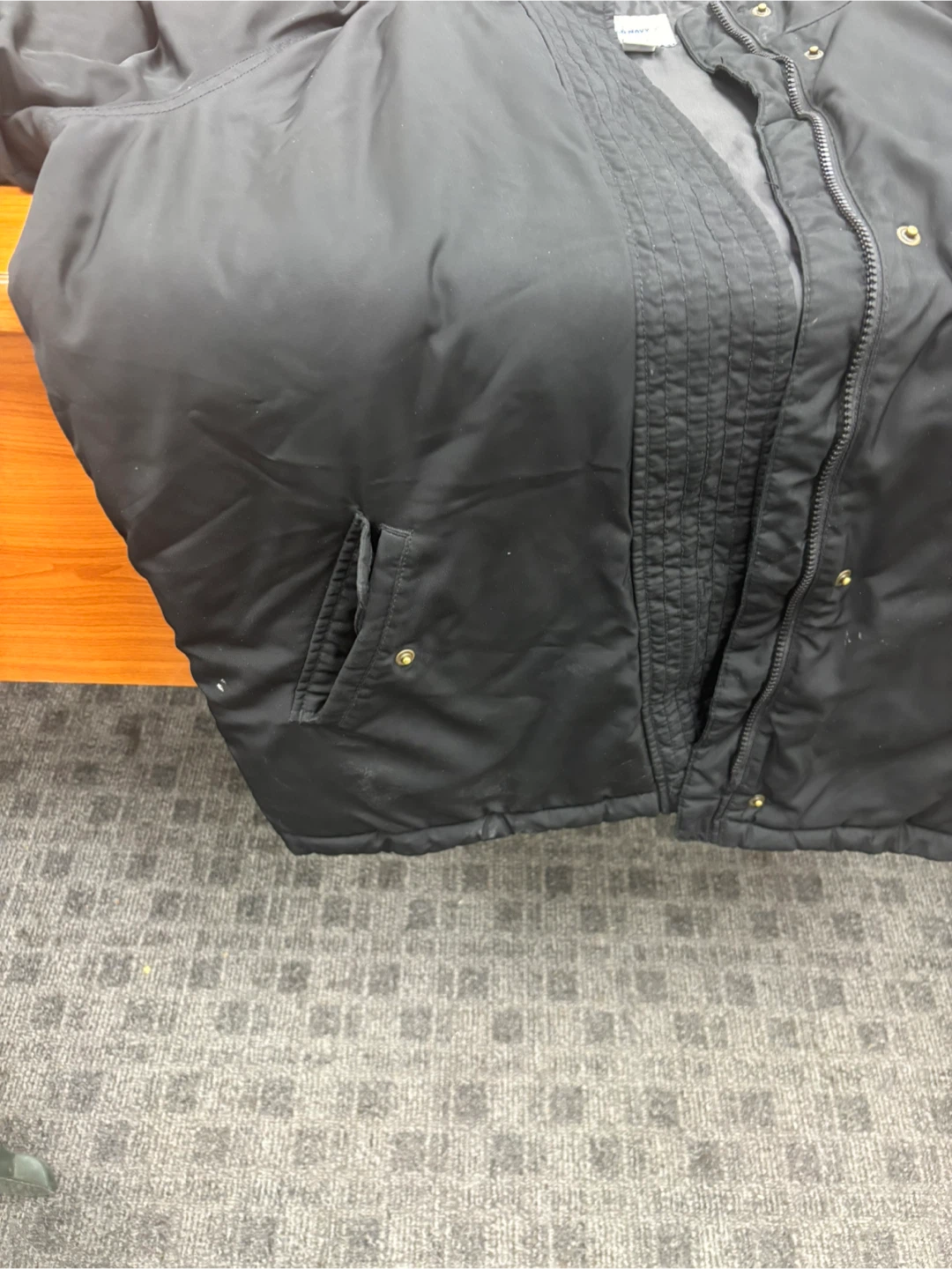Old Navy Black Winter Parka with Faux Fur Hood - photo 5