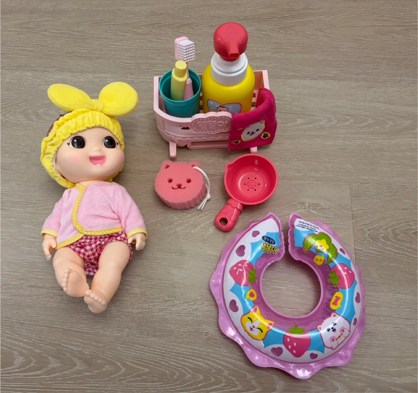 Baby Doll Bath Toy Set