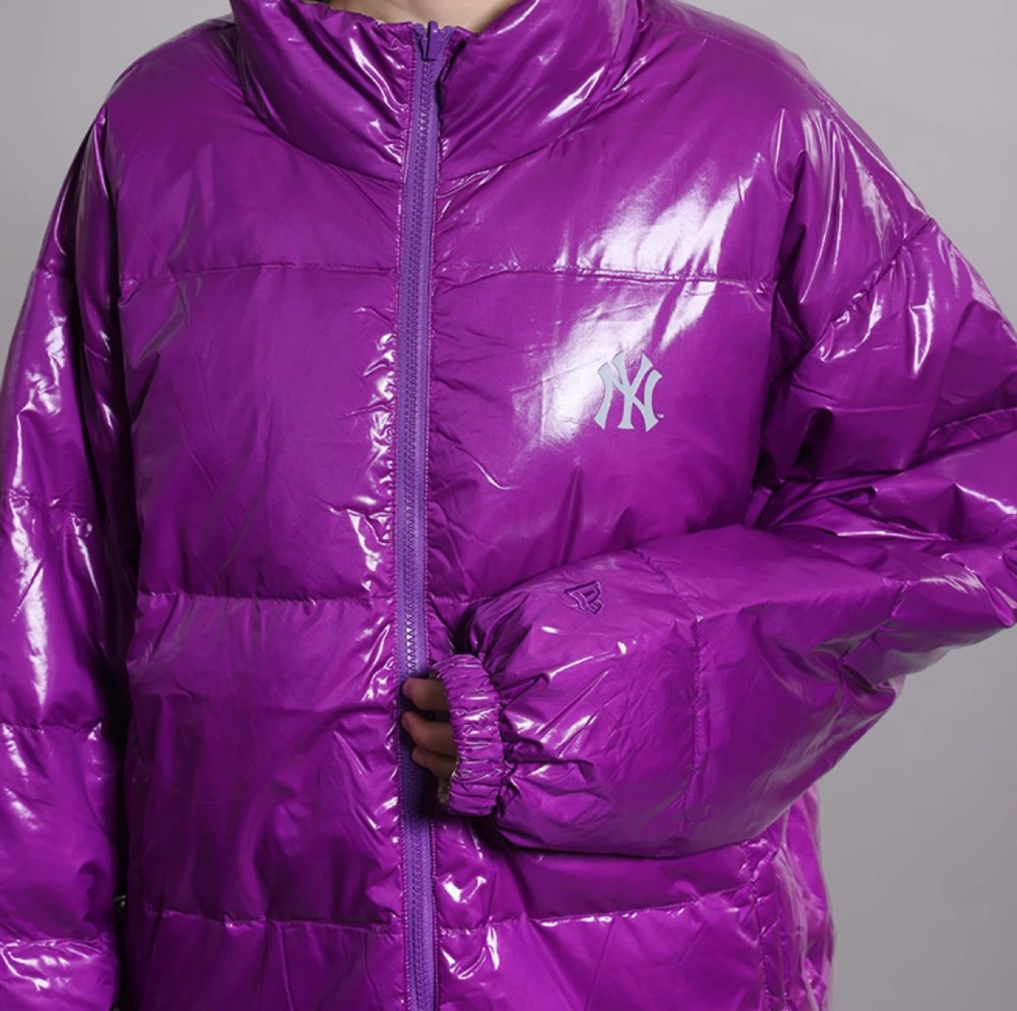 New Era Puffer Down Jacket Reversible two sided - photo 4