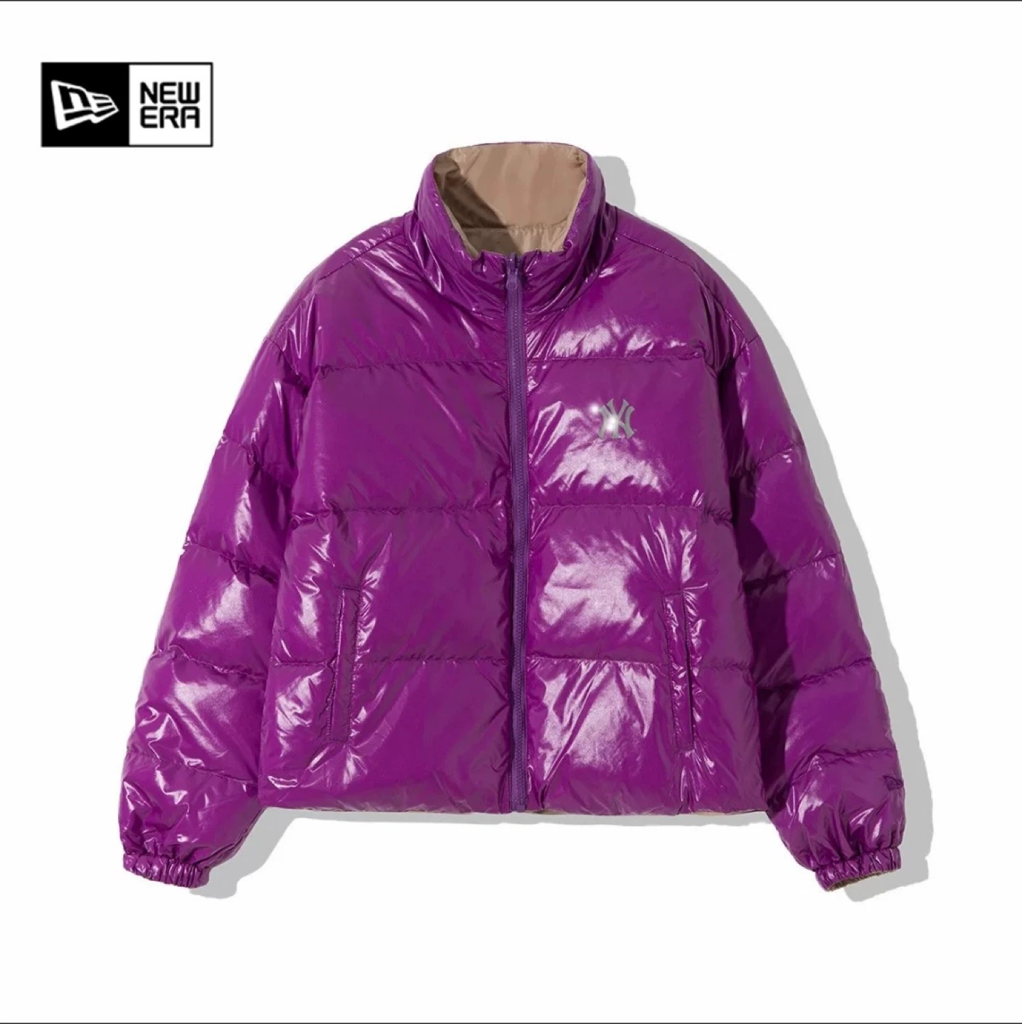 New Era Puffer Down Jacket Reversible two sided - photo 2
