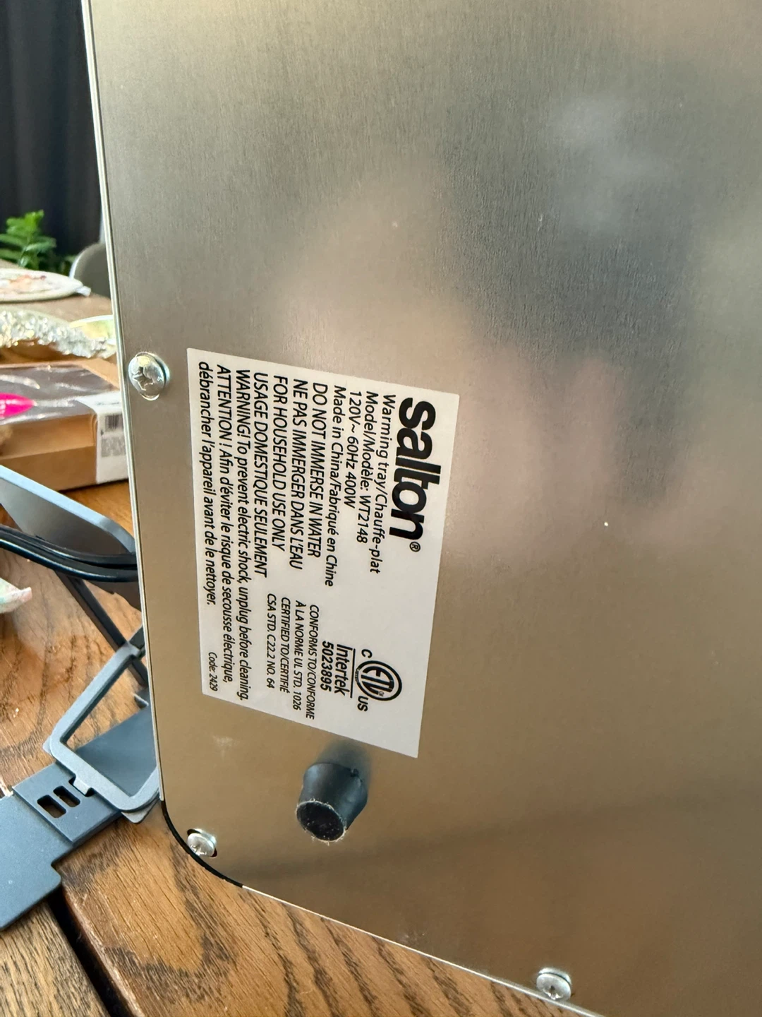 Salton Hotray Warming Tray - photo 2