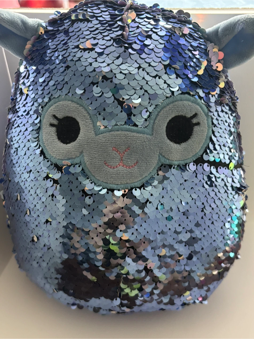 Squishmallows Reversible Sequin Alpaca Plush Toy